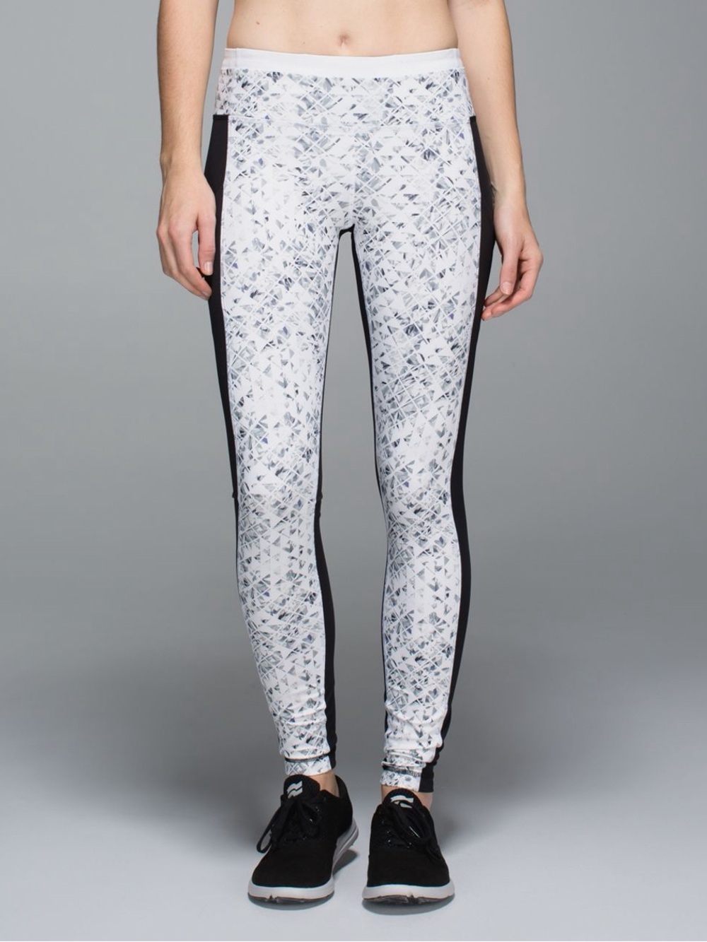 🤍 Lululemon Speed Tight II Luxtreme Unbreakable White Black Leggings Size 8